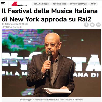 AskANews - 2022 Il Festival NYCanta approda su RAI2