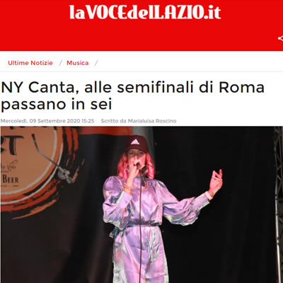 LaVoceDelLazio.it - NY Canta, alle semifinali di Roma passano in sei